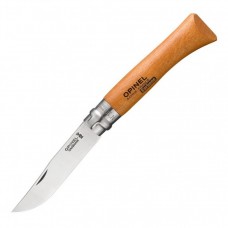 Нож Opinel №10, углеродистая сталь, рукоять из дерева бука, блистер