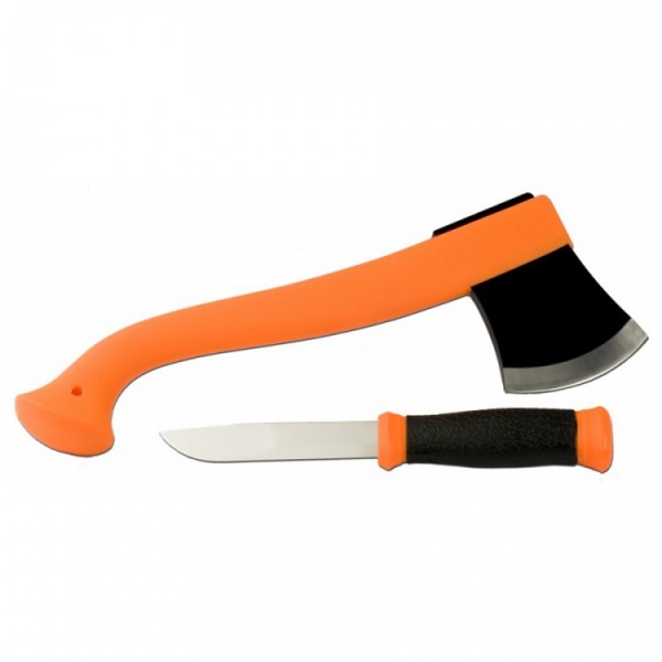 Набор Morakniv Outdoor Kit MG, нож Mora 2000 + топор (оранжевый)