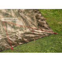 Универсальная палатка Лотос 5У (легкий внутренний тент, серо-салатовый цвет) 