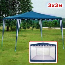 Садовый шатер 3х3м синий