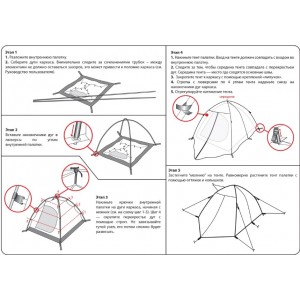 Как установить палатку