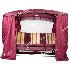 Тент-шатер для садовых качелей ОАЗИС (с дугообразной крышей)
