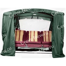 Тент-шатер для садовых качелей ПАЛЕРМО ПРЕМИУМ (зеленый)