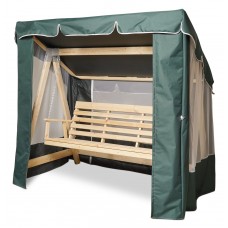 Тент-шатер + москитная сетка для деревянных качелей Селена