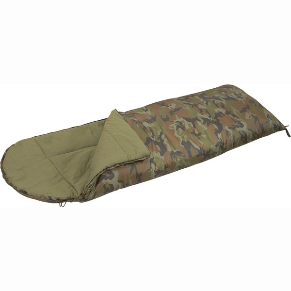 Спальный мешок-одеяло СП 2L Mobula (камуфлированный) c подголовником