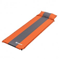 Коврик самонадув. с подушкой 30-170x65x5  (N-005P-OG) NISUS (оранжевый/серый, )