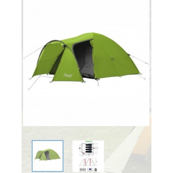 Палатка BORNEO-6 PREMIER (Зеленый, )