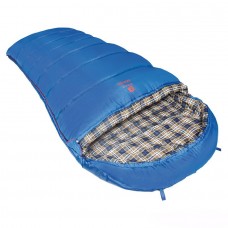 Спальный мешок-одеяло Mega BTrace (Серый/Синий, Левый)
