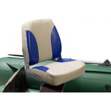 Кресло с поворотным механизмом мягкое  Патриот (Серый/Синий, )