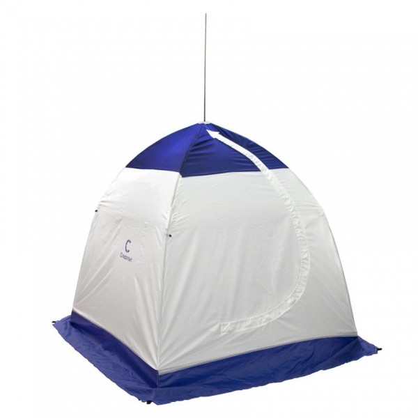 Палатка зимняя зонт Oxford 210D PU 1000,S по полу 3,6 кв.мСЛЕДОПЫТ (Бело-синий, )