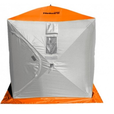 Палатка  зимняя Куб 1,8х1,8 orange lumi/gray Helios (orange lumi/gray, )