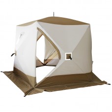 Палатка зимняя Premium 5 стен1.8х1.75м, Р-2,05м 5 мест 15 СЛЕДОПЫТ (Бело-оливковый, )