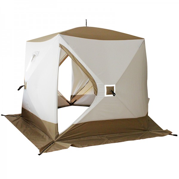 Палатка зимняя Premium 5 стен1.8х1.75м, Р-2,05м 5 мест 15 СЛЕДОПЫТ (Бело-оливковый, )