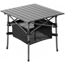 Стол складной 70x70x70см с отделом под посуду столешница алюминий (PR-MC-606) PR (, 70x70x70см)