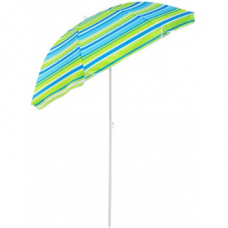 Зонт пляжный d 2м с наклоном (22/25/170Т) (N-200N-SB) NISUS (разноцветные полосы)