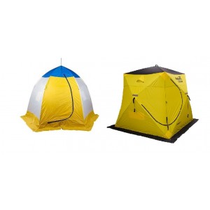 Зимняя палатка для рыбалки Куб или Зонт – что выбрать?