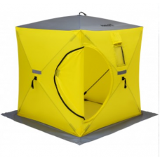 Палатка зимняя КУБ 1,5х1,5  yellow-gray  Helios (Желто-серый)