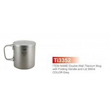 Ti3352 Ultralight Mug Titan 300ml термокружка Keith Titanium (KFamily)