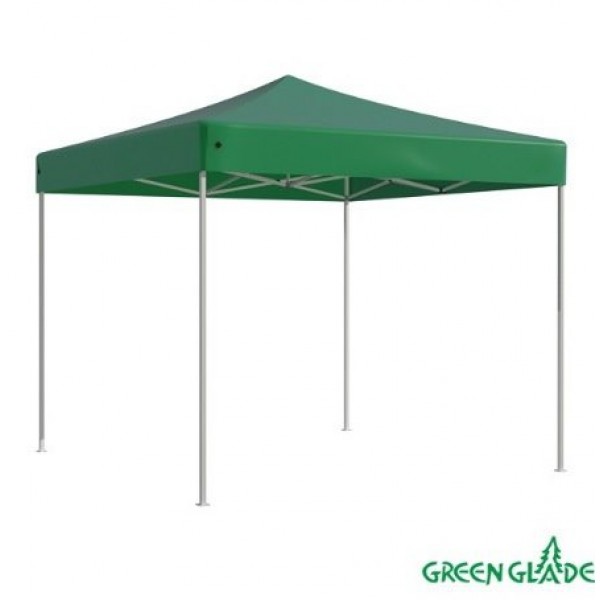 Садовый тент шатер гармошка Green Glade 3001S 3х3х2,4м складной
